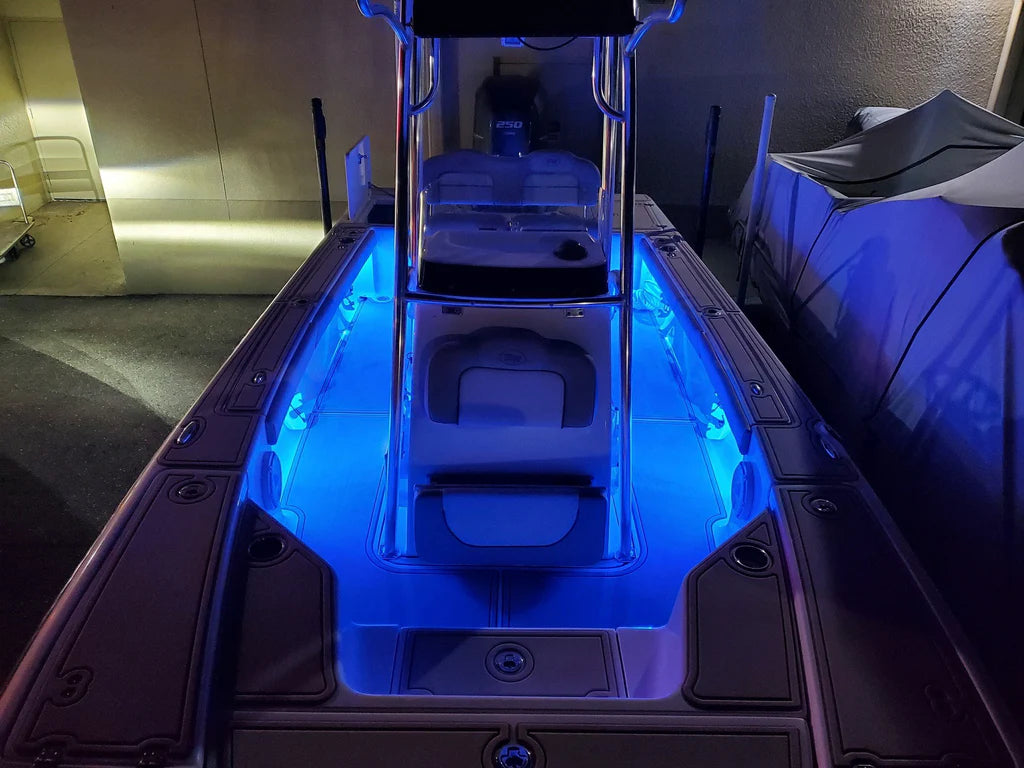 Led interieur verlichting blauw 8MM 12v/24v